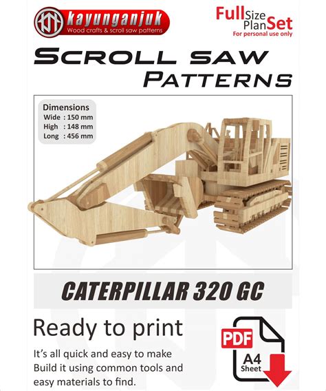 wooden toy excavator plans